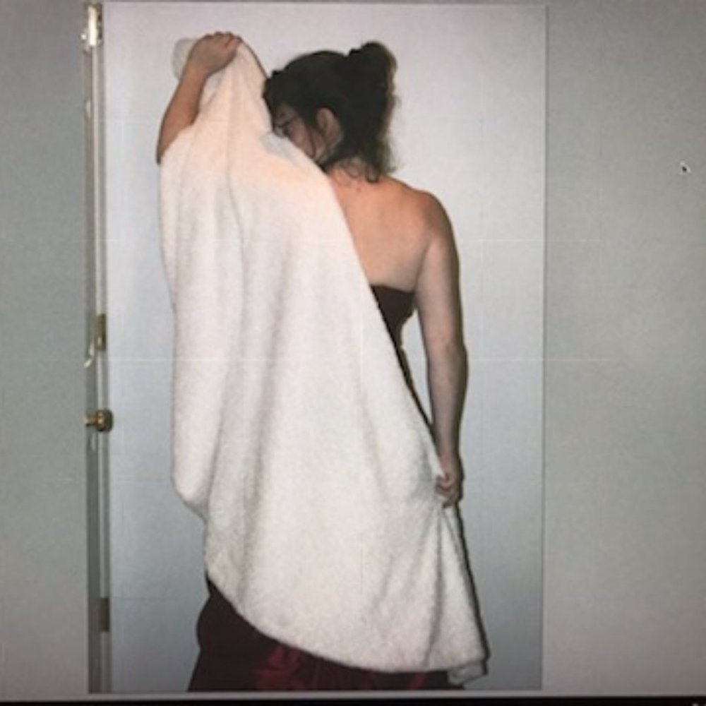 Perfect Wedding Gown Cape or anniversary night out Curly Fleece Cape - Picture 5 of 5
